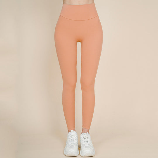 Nude Sports Trousers Quick-drying Stretch Fitness Yoga Pants Women